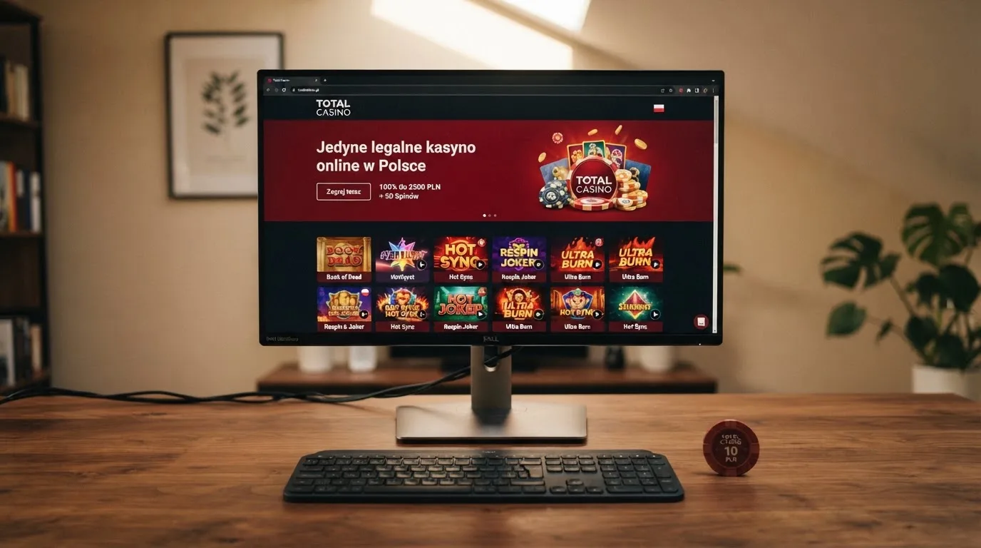 Strona główna oficjalnego serwisu jedynego legalnego kasyna internetowego w Polsce